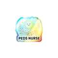Peds Sunshine & Blooms - Holographic Die-Cut Sticker